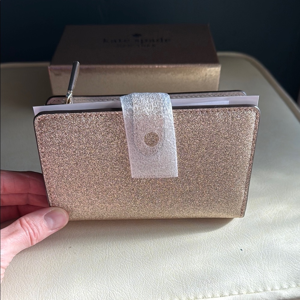 Kate Spade Sparkling Gold Wallet - Picture 5 of 13